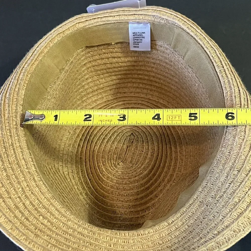 Tommy Bahama Kids Boys Fedora Hat Size S Beach Golf Boat Preppy Travel Easter